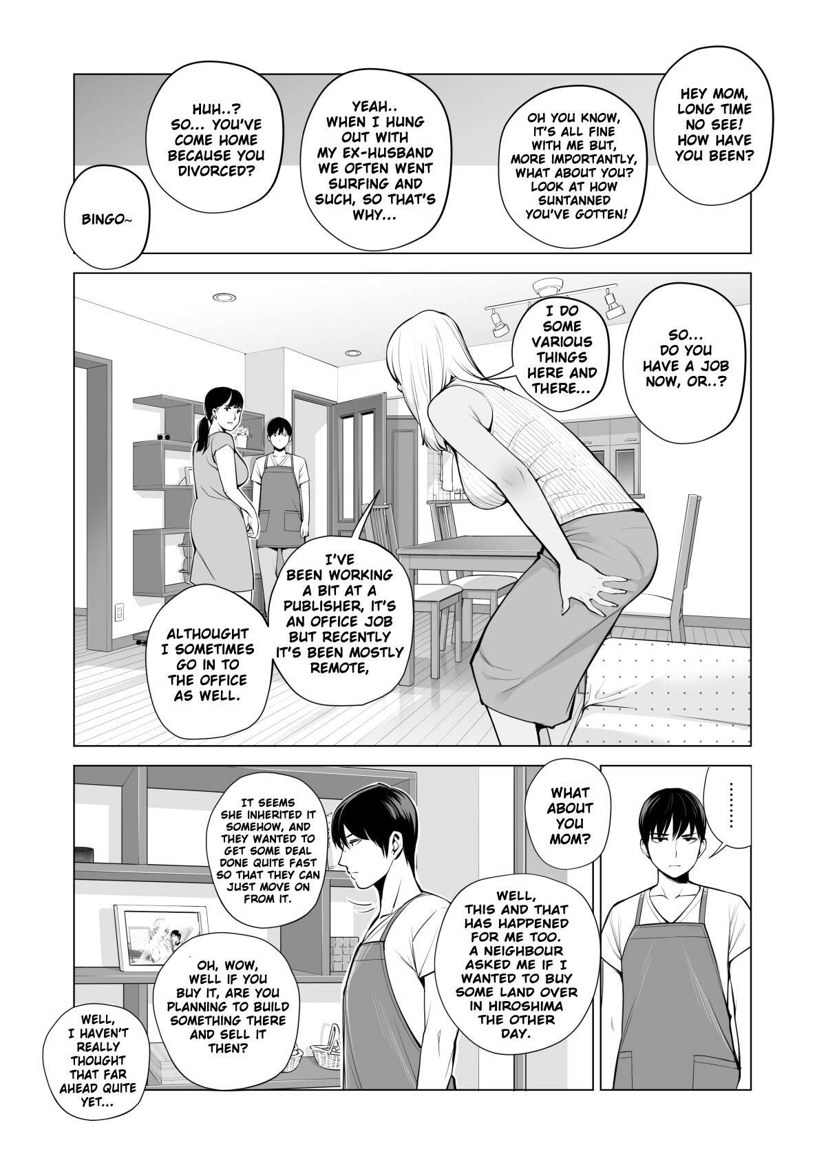 Hentai Manga Comic-Nureane ~Summer night having sex with my divorced sister~-Read-11